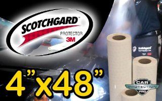 3M Scotchgard Clear Bra Paint Protection Bulk Film Roll 4 by 48 inches Automotive