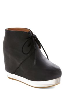Jeffrey Campbell Skating On Twin Ice Wedge  Mod Retro Vintage Boots