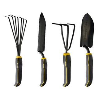 Stanley 4 piece Black/ Yellow Garden Digging Kit