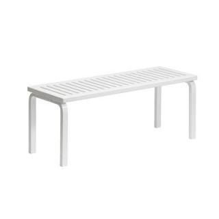 Artek Carry Away Birch Bench 3100 Color White Lacquered