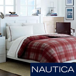 Nautica Ridgehill Cotton 3 piece Duvet Cover Set