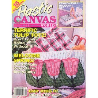 Plastic Canvas World, Terrific Tulip Tote March 1993, Volume 2 Issue 2 Books