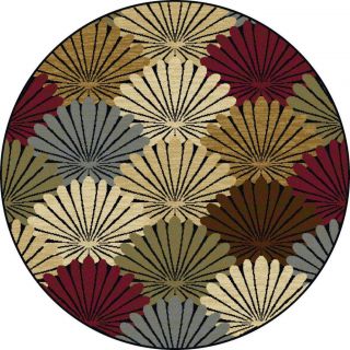 Lagoon Multi Transitional Area Rug (53 Round)