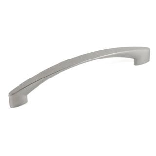 Contemporary 7 1/8 Inch High Heel Arch Design Stainless Steel Finish Cabinet Bar Pull Handle (case Of 10)