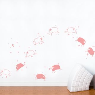 ADZif Piccolo Baby Sheep Wall Decal B4108R Color Pink Pastel
