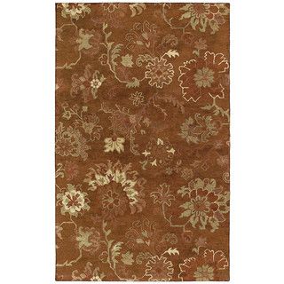 St. Joseph Copper Peshawar Hand tufted Wool Rug (5 X 79)