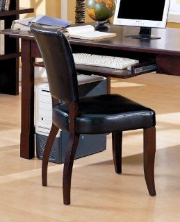 Redding Desk Chair in Espresso   Wood Desk Chair