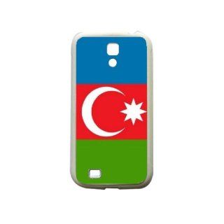 Azerbaijan Flag Samsung Galaxy S4 White Silcone Case   Provides Great Protection Cell Phones & Accessories