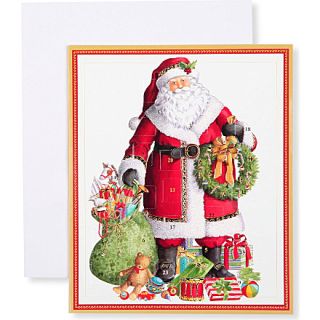 CASPARI   Advent Santa Claus card