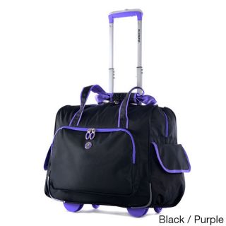 Olympia Deluxe Fashion Rolling Overnighter Carry on
