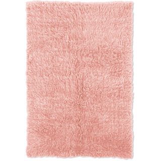 Flokati Heavy Pastel Pink Rug (2 X 5)