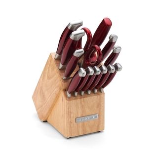 Kitchenaid Candy Apple Red 14 piece Stainless Steel Cutlery Set