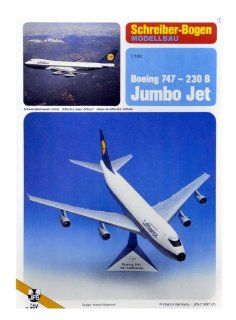 Schreiber Bogen Boeing 747 "Jumbo Jet" Card Model Toys & Games