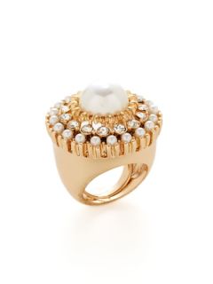 Round Multi Row Ring by Kenneth Jay Lane