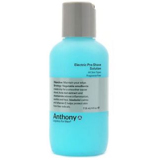 Anthony Logistics Electric Pre Shave Solution 118ml      Health & Beauty