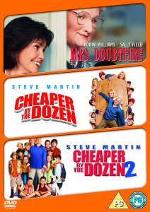 Cheaper By The Dozen/ Cheaper By The Dozen 2/ Mrs Doubtfire      DVD