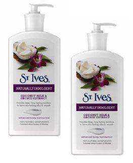 St. Ives Naturally Indulgent Coconut Milk and Orchid Extract, 18 Ounce (Pack of 2)  Body Lotions  Beauty
