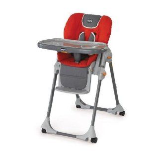 Chicco Polly Double Pad Fabric Highchair, Fuego  Childrens Highchairs  Baby