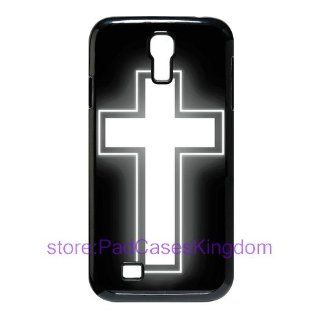 Background with cross religious Samsung Galaxy S4/SIV i9500 hard case designed by padcaseskingdom Cell Phones & Accessories