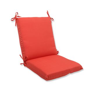 Pillow Perfect Outdoor Coral Squared Corners Chair Cushion