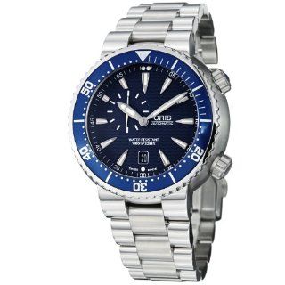 Oris Divers Small Second Automatic Blue Dial Mens Watch 743 7609 8555MB Oris Watches