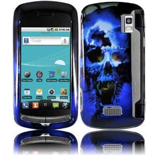 Blue Skull Hard Case Cover for LG Genesis US760 Cell Phones & Accessories