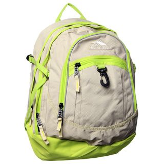 High Sierra Almond Chartreuse Fatboy Backpack