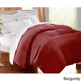Blue Ridge Home Fashions Inc All Season Microfiber Down Blend Color Comforter Red Size Full