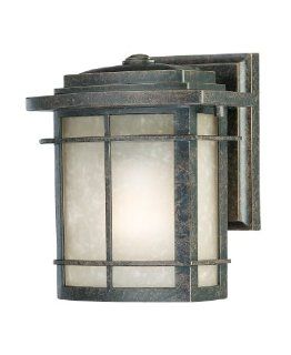 Quoizel GLN8407IB Galen Light 8 Inch Height Outdoor Wall Lantern, Imperial Bronze   Wall Porch Lights  