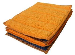 Zwipes 748 Microfiber Dual Scrubber or Cloth   Pack of 4 Automotive