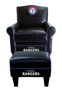Texas Rangers Game Time Chair and Ottoman  Sporting Goods  Sports & Outdoors