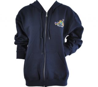 Peace Frogs Retro Frog Hood Full Zip Sweatshirt