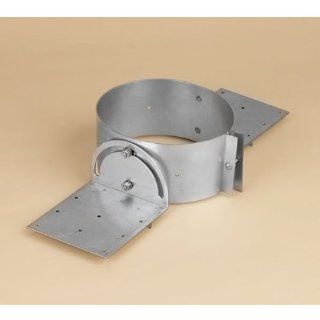 Chimney 70660 6 Inch Dura Vent Duratech Roof Support Glavanized   Fireplace Accessories