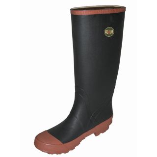 Pro Line Mens Black/red Rubber Knee Boots
