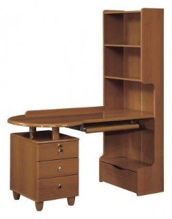 Shop Evelyn Kids Study Desk Cherry at the  Furniture Store. Find the latest styles with the lowest prices from Global Furniture Florida