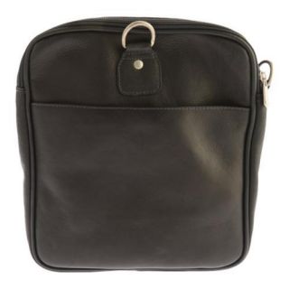 Piel Leather Collapsible Duffel To Carry all 3010 Black Leather