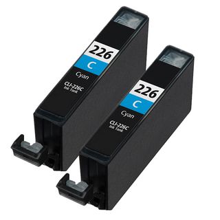 Canon Cli226 Cyan Compatible Inkjet Cartridge (remanufactured) (pack Of 2)