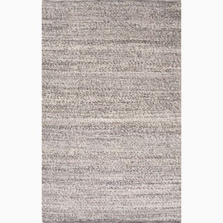 Hand made Gray Wool Eco friendly Rug (8x10)