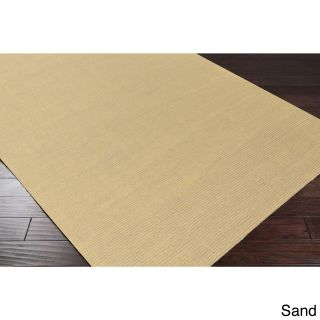 Surya Carpet, Inc. Hand loomed Rebecca Solid Casual Area Rug (8 X 11) Brown Size 8 x 11