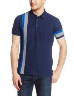 Calvin Klein Sportswear Men's Short Sleeve Polo Pique with Contrast Panels at  Mens Clothing store