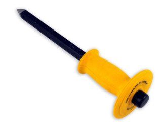 Olympia Tools 31 756 5/8 X 12" Concrete Chisel With Hand Guard    