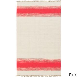 Hand woven Papilio Pepper Faded Tassel Area Rug (5 X 8)