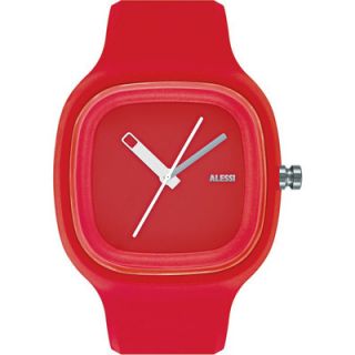 Alessi Kaj Plastic Watch AL100 Color Red