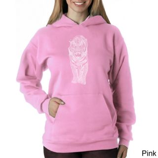 Los Angeles Pop Art Los Angeles Pop Art Womens Endangered Species Tiger Sweatshirt Pink Size XL (16)