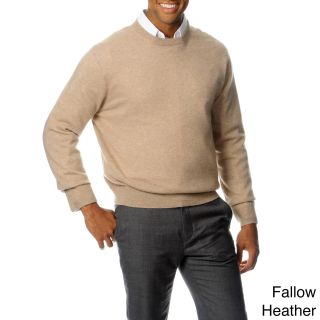 Ply Cashmere Mens Soild Long Sleeve Sweater