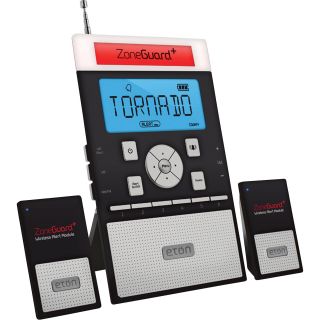 Eton American Red Cross Zone Guard Plus Alarm with Remotes, Model# NZG200B  Weather Instruments