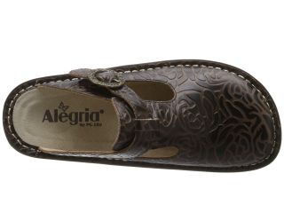 Alegria Classic Brown Emboss Rose Leather