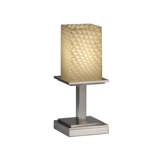 Fusions Montana 1 light Short Nickel Table Lamp