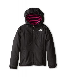 The North Face Kids Reversible Comet Wind Jacket Girls Coat (Black)