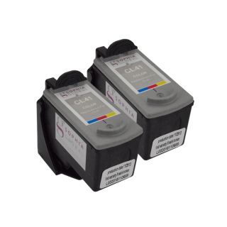 Sophia Global Remanufactured Color Ink Cartridge Replacements For Canon Cl 41 With Ink Level Display (pack Of 2)